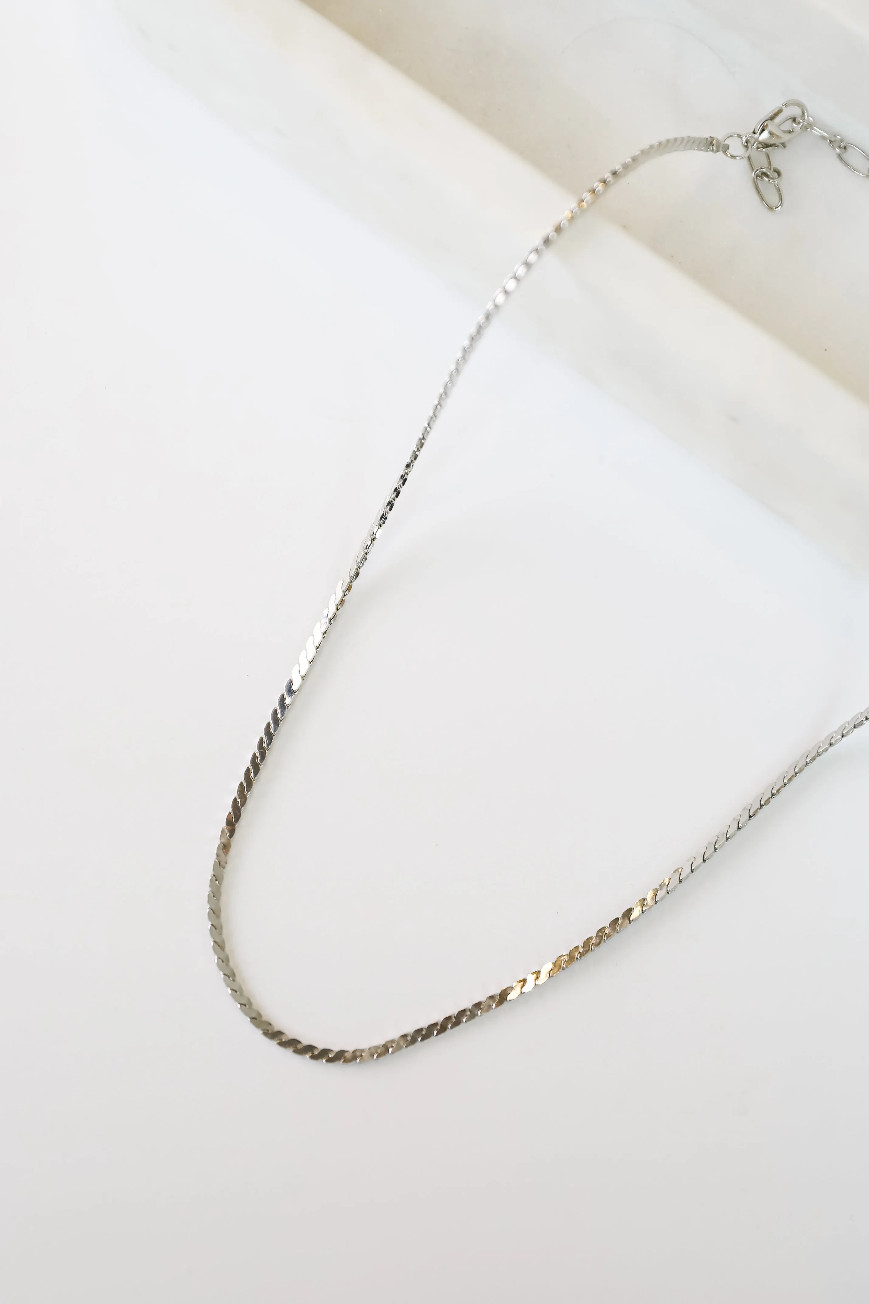 Melissa Silver Chain Necklace