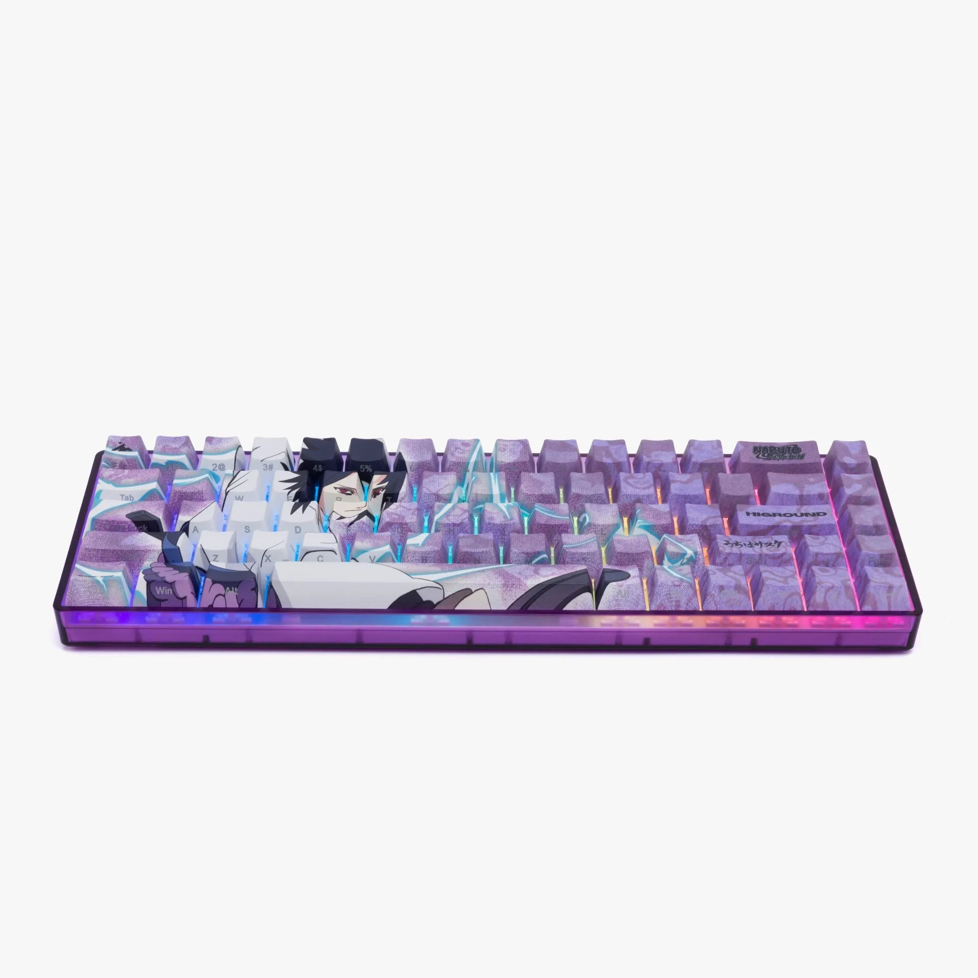 Naruto x HG Basecamp 65 Keyboard - Sasuke