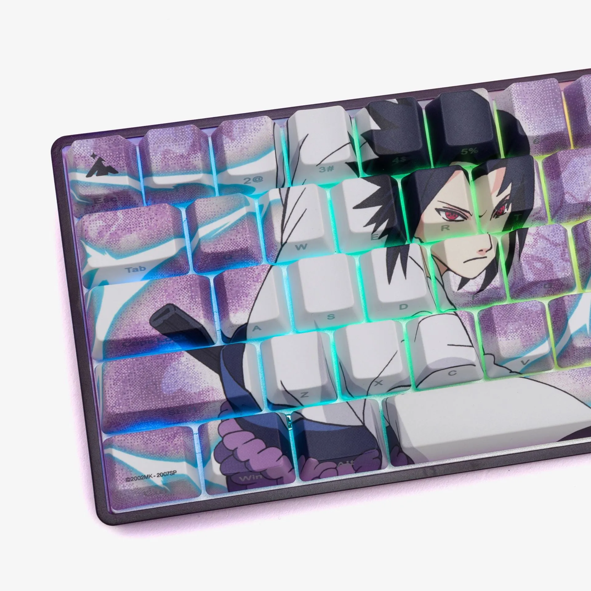 Naruto x HG Basecamp 65 Keyboard - Sasuke