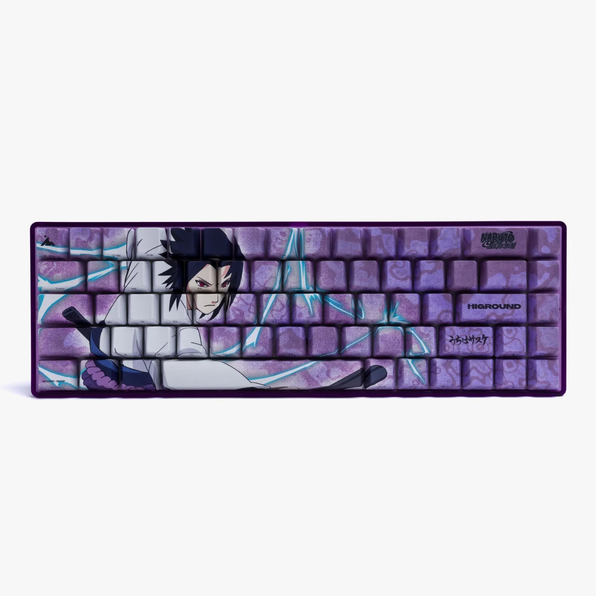 Naruto x HG Basecamp 65 Keyboard - Sasuke