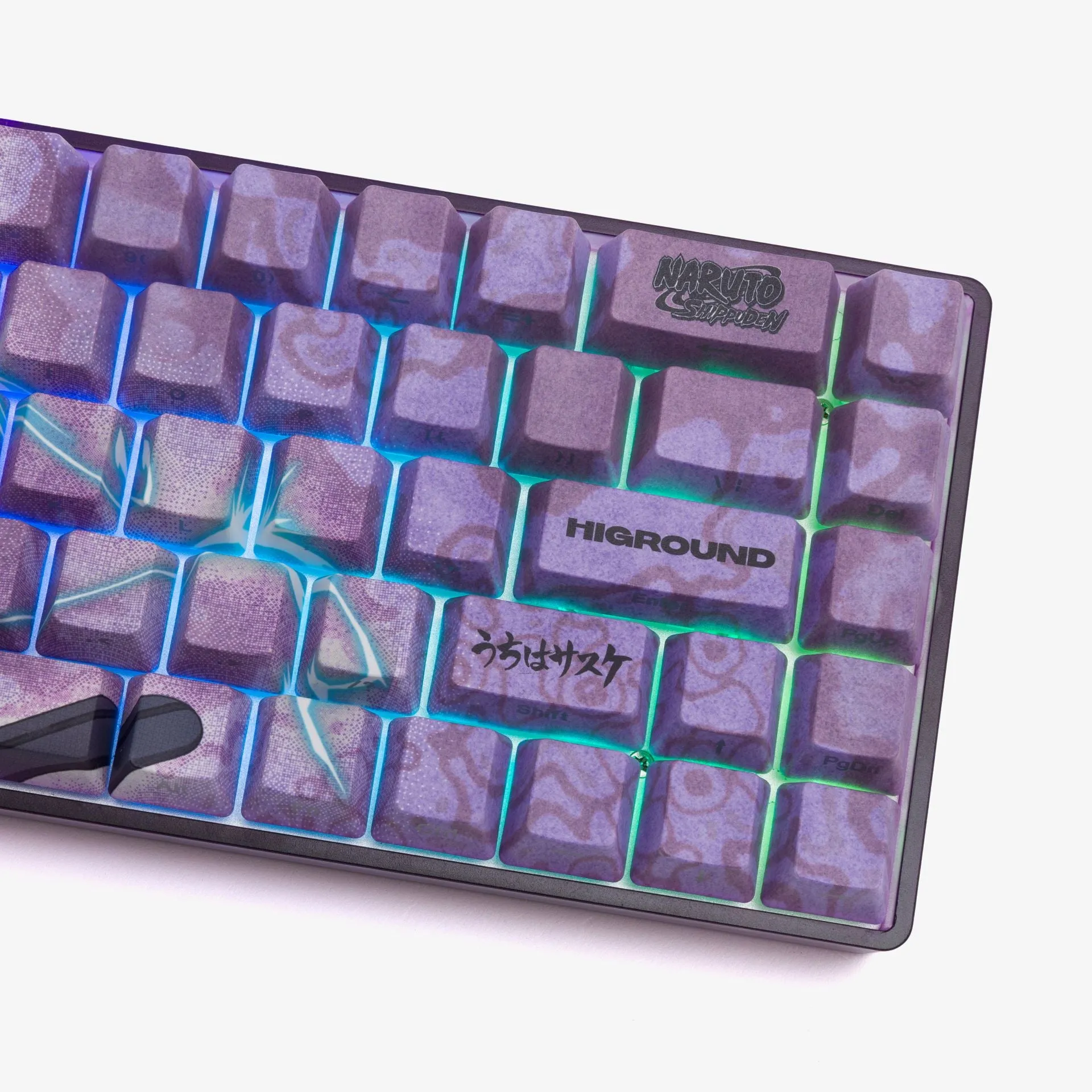 Naruto x HG Basecamp 65 Keyboard - Sasuke