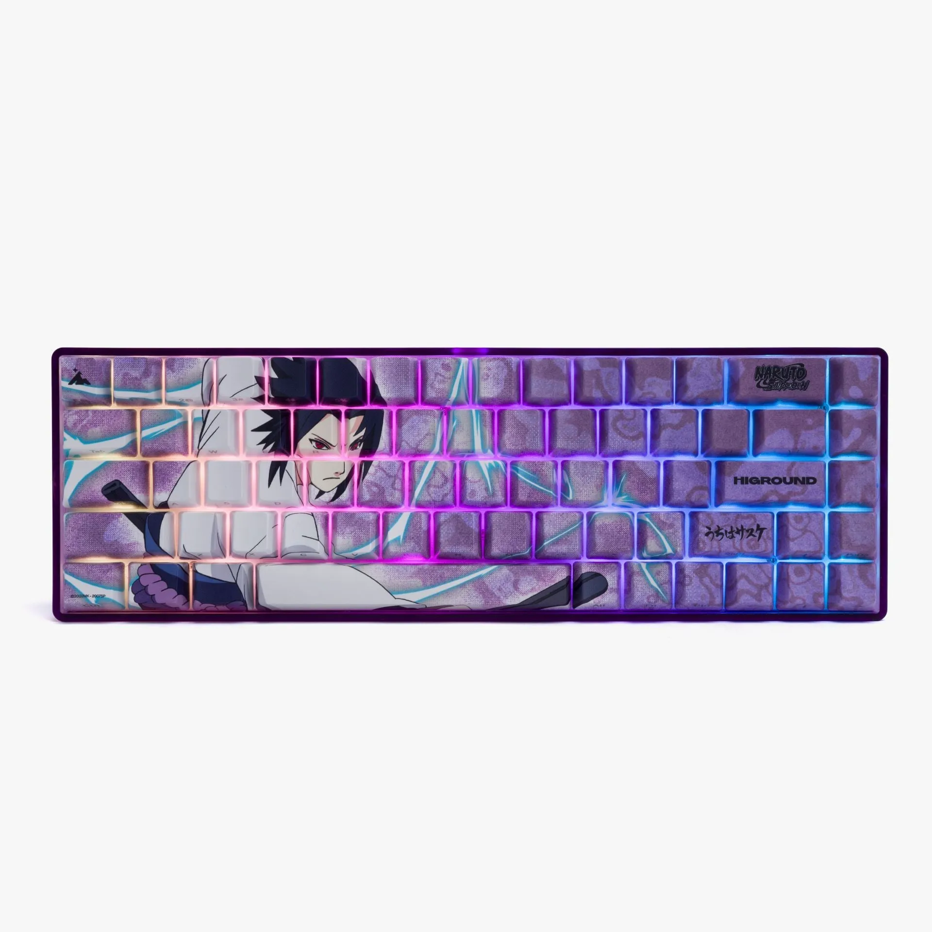 Naruto x HG Basecamp 65 Keyboard - Sasuke