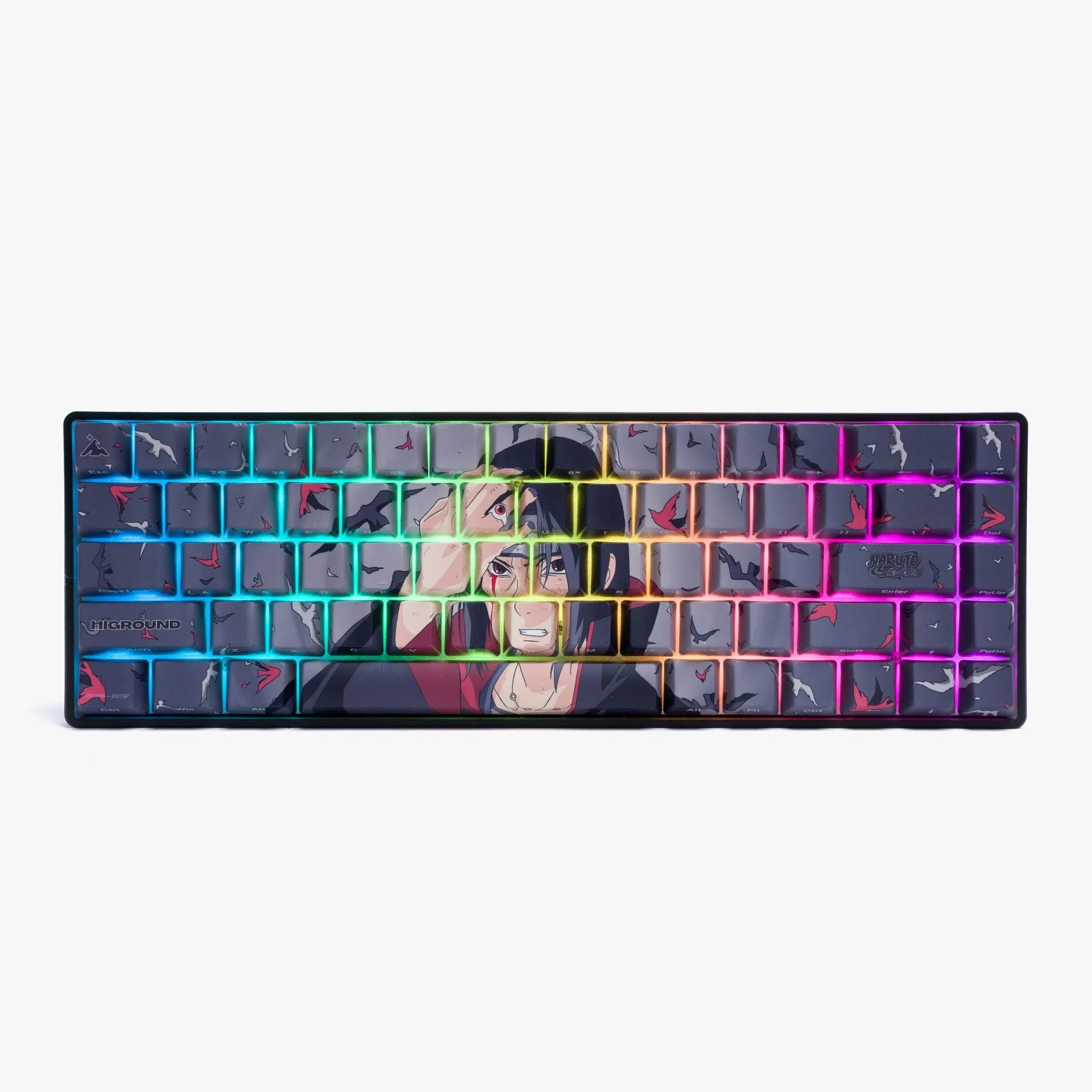 Naruto x HG Basecamp 65HE Keyboard - Itachi