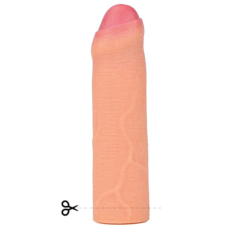 Nature Extender 1'' Silicone Uncut Sleeve-(lv4212f)