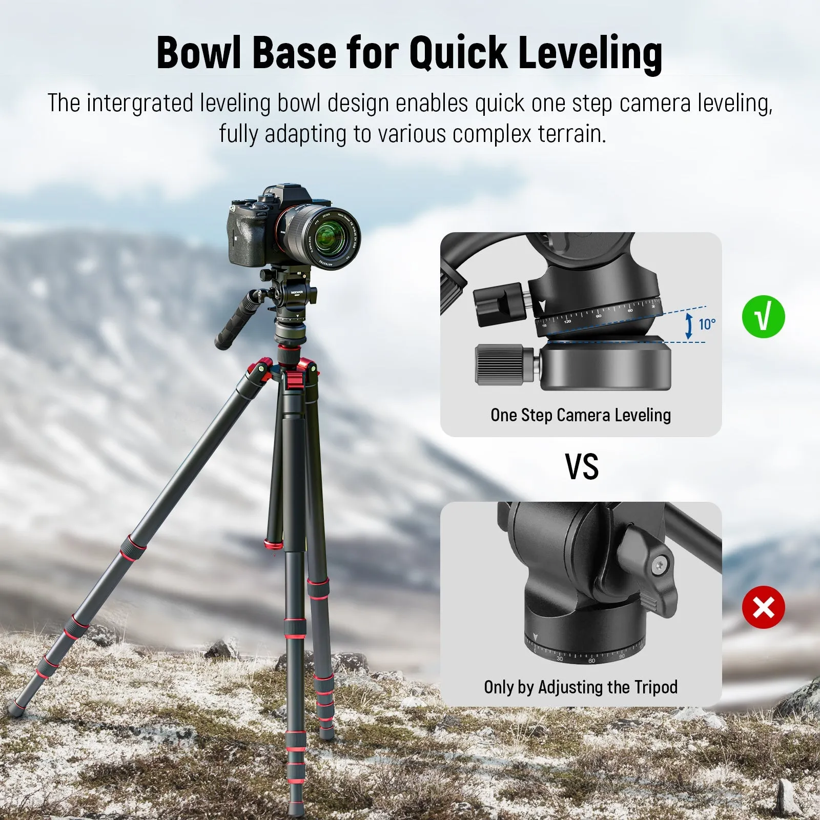 NEEWER GM27 Tripod Fluid Head