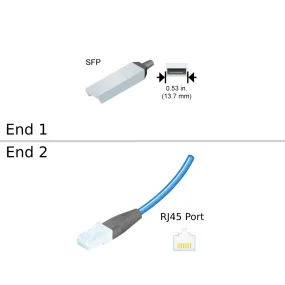 NetApp X-B-R000190 -  Data Cable with Plug SFP/RJ45 | XCVR, SFP, Cu, 1Gb, RJ45, Brocade