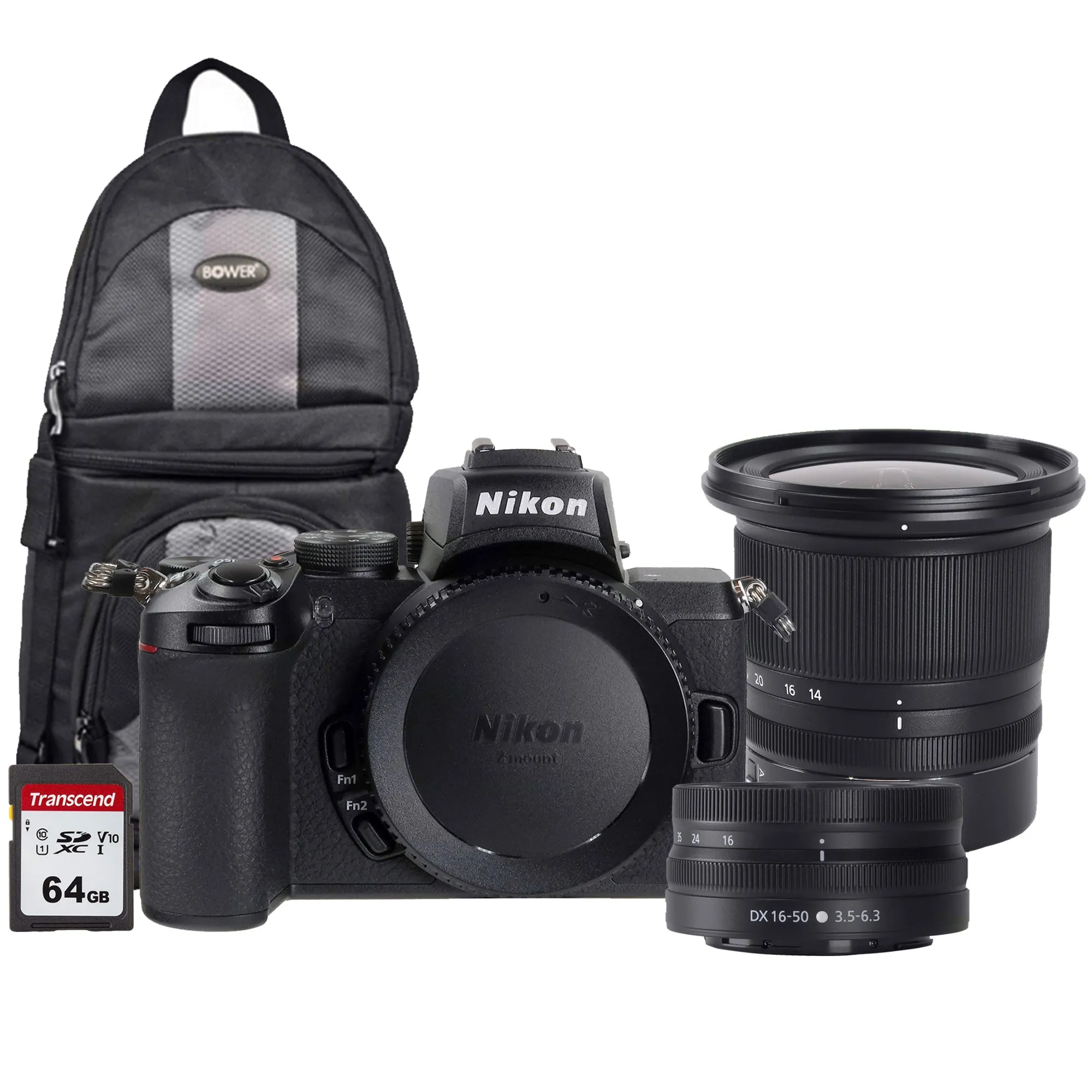 Nikon Z50 Mirrorless Digital Camera with NIKKOR Z DX 16-50mm f/3.5-6.3 VR Wide Angle Lens and NIKKOR Z 14-30mm f/4 S Lens Bundle