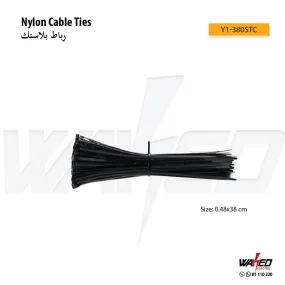 Nylon Cable Ties - 38CM - Black & White