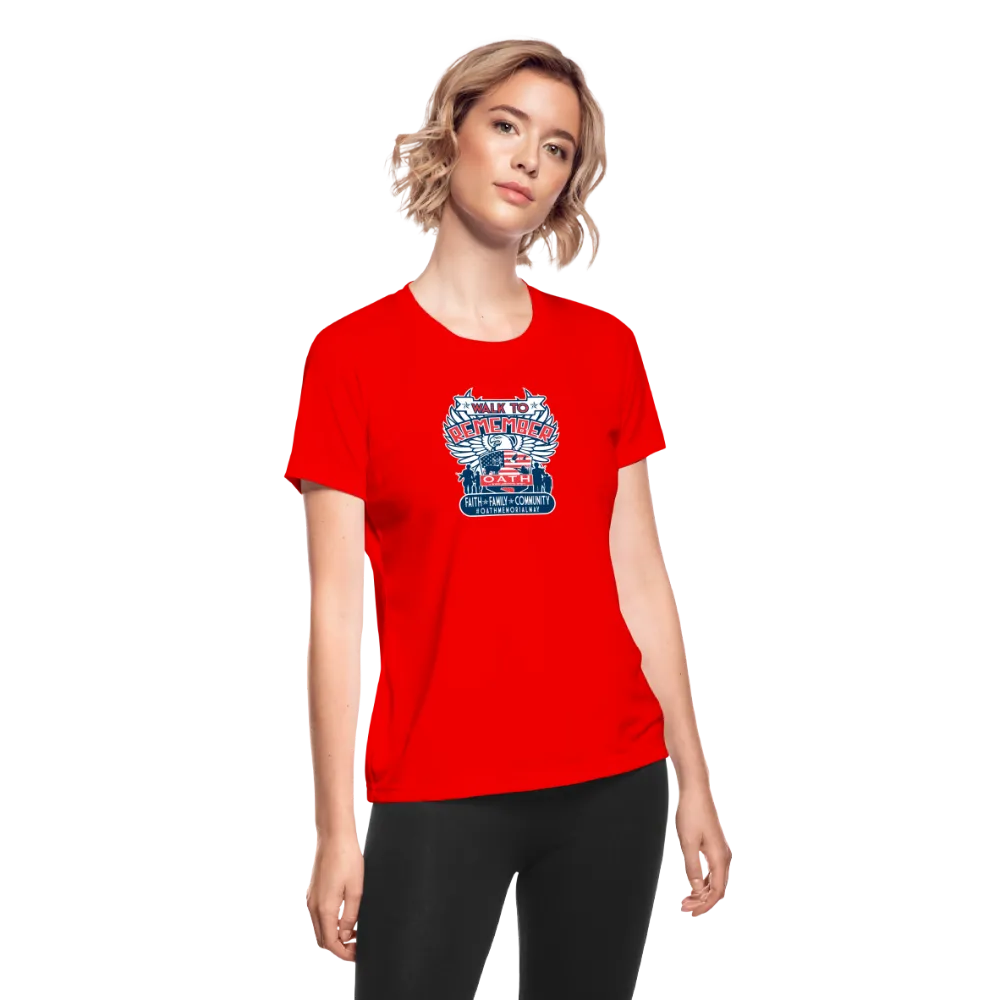 OATH MEMORIAL MAY Women's Moisture Wicking Performance T-Shirt