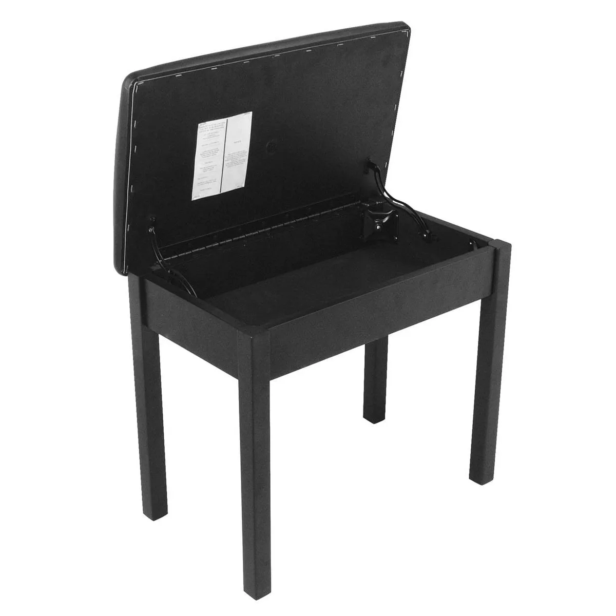 On-Stage KB8902B Flip-Top Bench - Black