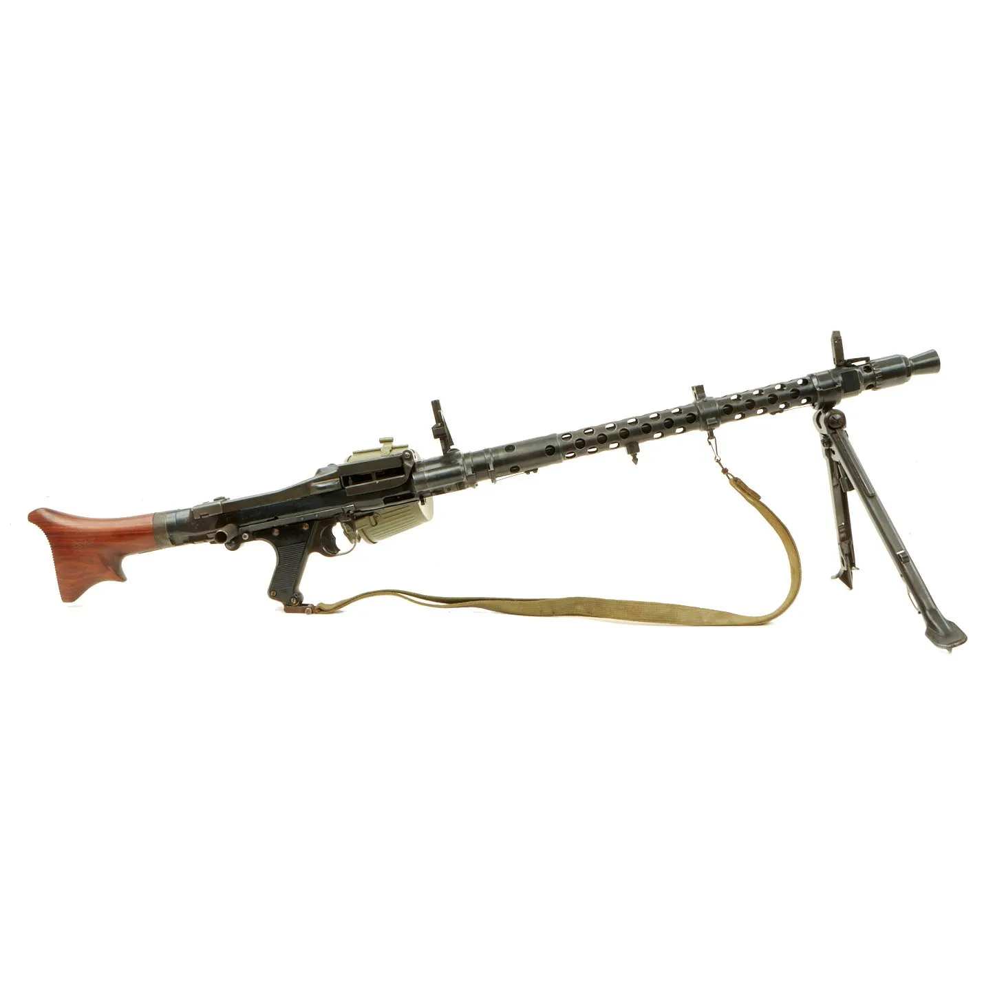 Original German Pre-WWII Early MG 34 Display Machine Gun by BSW with Belt Carrier - dated 1936