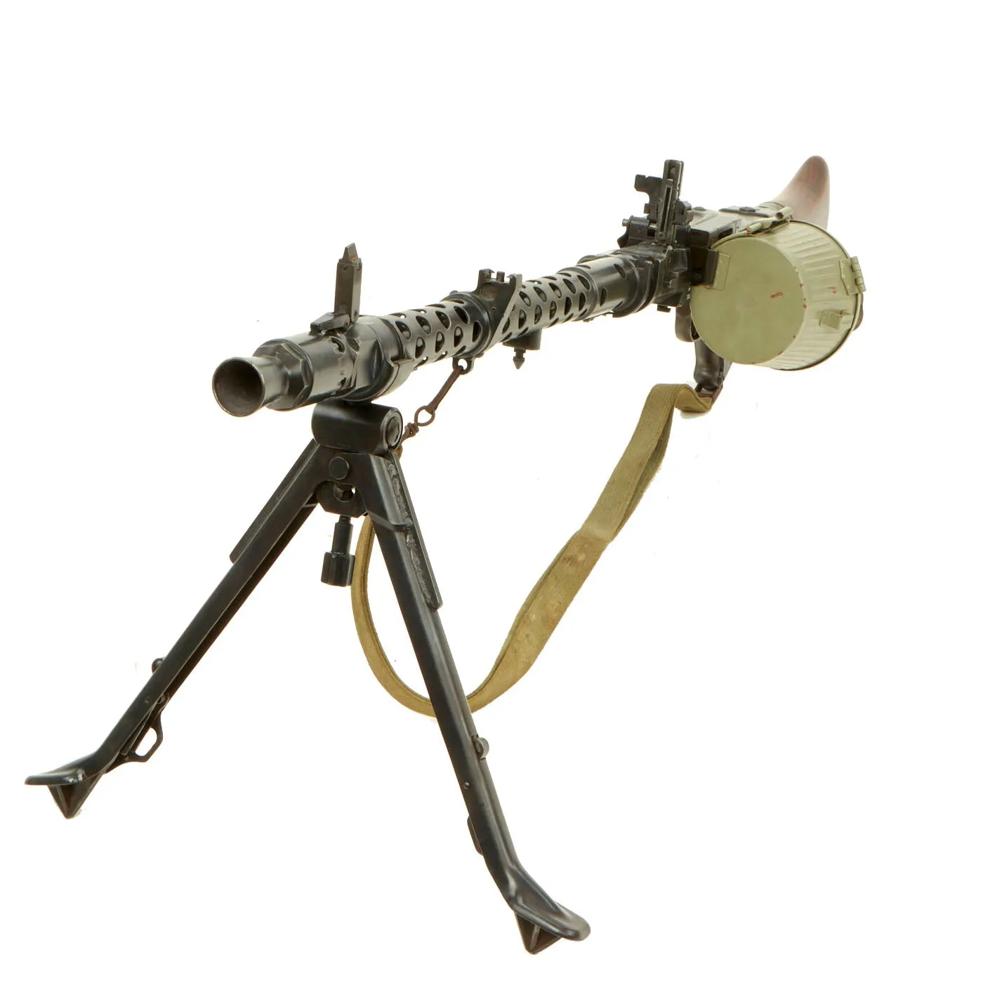 Original German Pre-WWII Early MG 34 Display Machine Gun by BSW with Belt Carrier - dated 1936