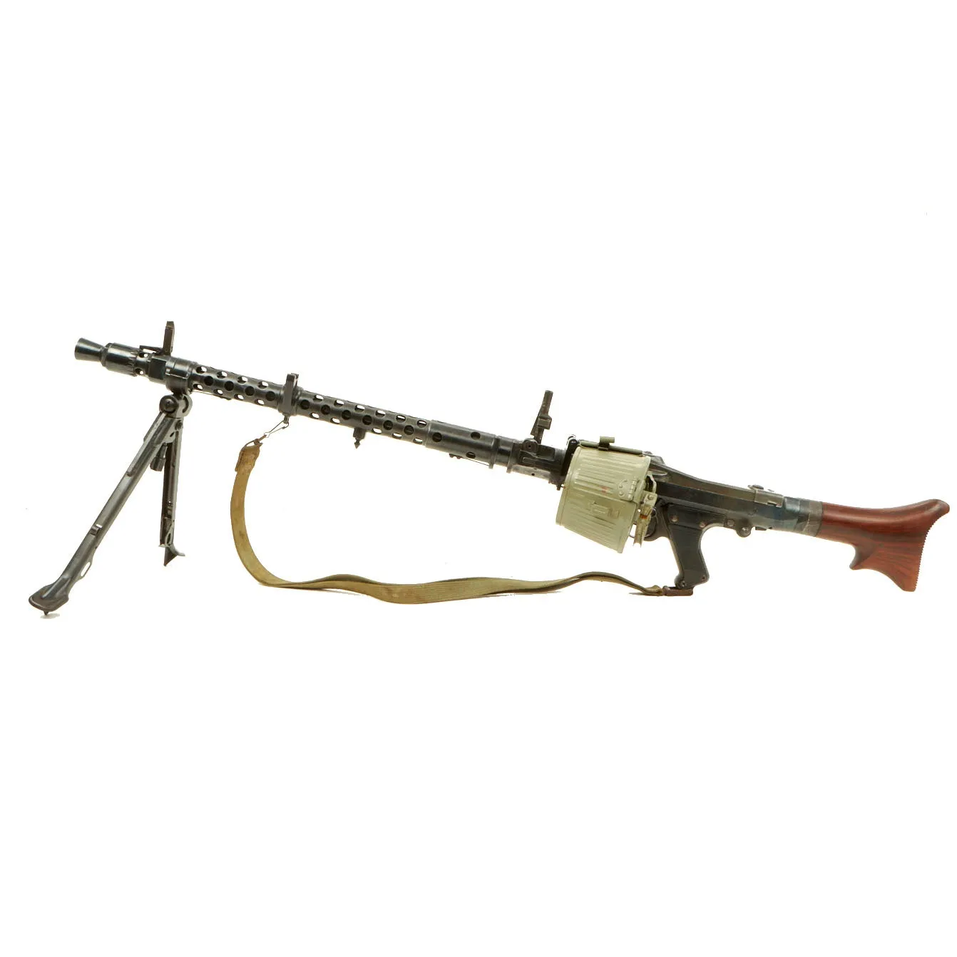 Original German Pre-WWII Early MG 34 Display Machine Gun by BSW with Belt Carrier - dated 1936