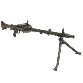 Original German WWII MG 34 Display Machine Gun with Basket Carrier - marked dot 1943