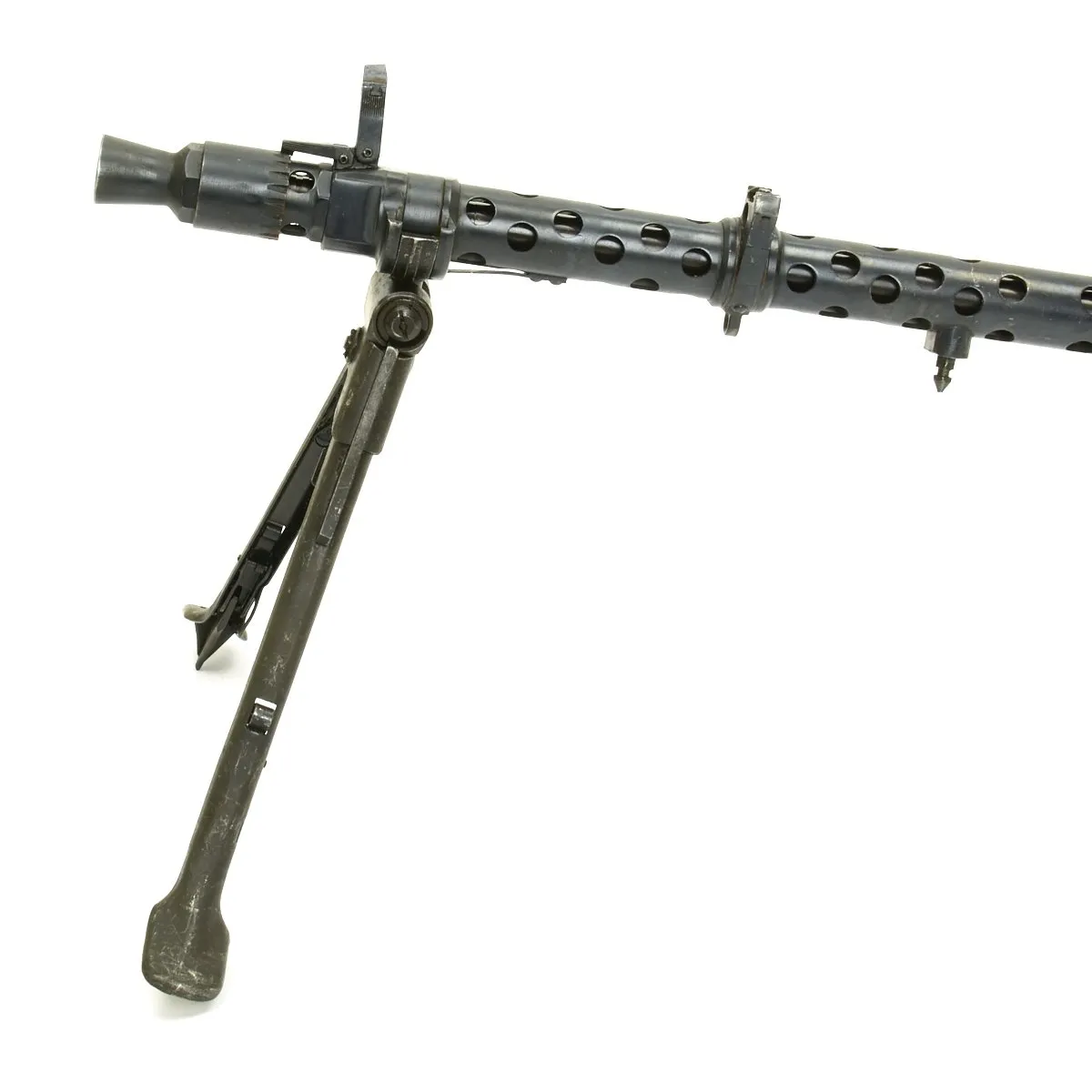 Original German WWII MG 34 Display Machine Gun with MG 42 Lafette Mount - marked dfb 42