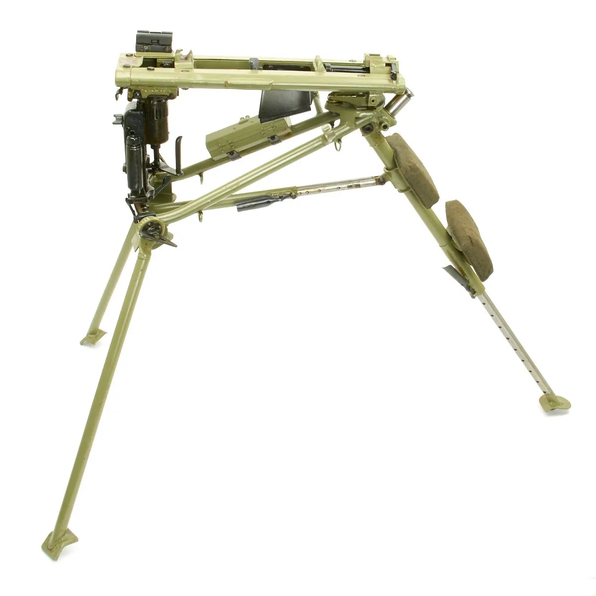 Original German WWII MG 34 Display Machine Gun with MG 42 Lafette Mount - marked dfb 42