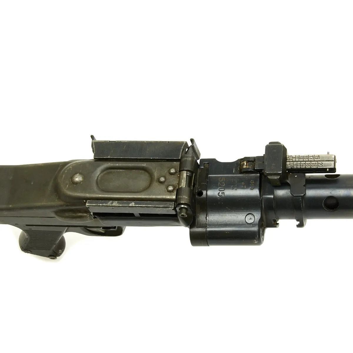 Original German WWII MG 34 Display Machine Gun with MG 42 Lafette Mount - marked dfb 42