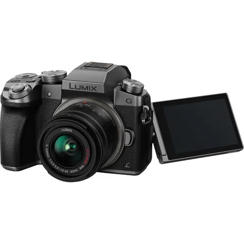 Panasonic Lumix DMC-G7 Mirrorless Micro Four Thirds Digital Camera with 14-42mm Lens (Silver)