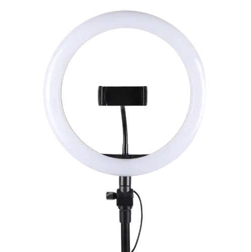 Pxel RK20 10-inch Bi-Color Ring Light USB Interface with 65cm Tabletop Tripod