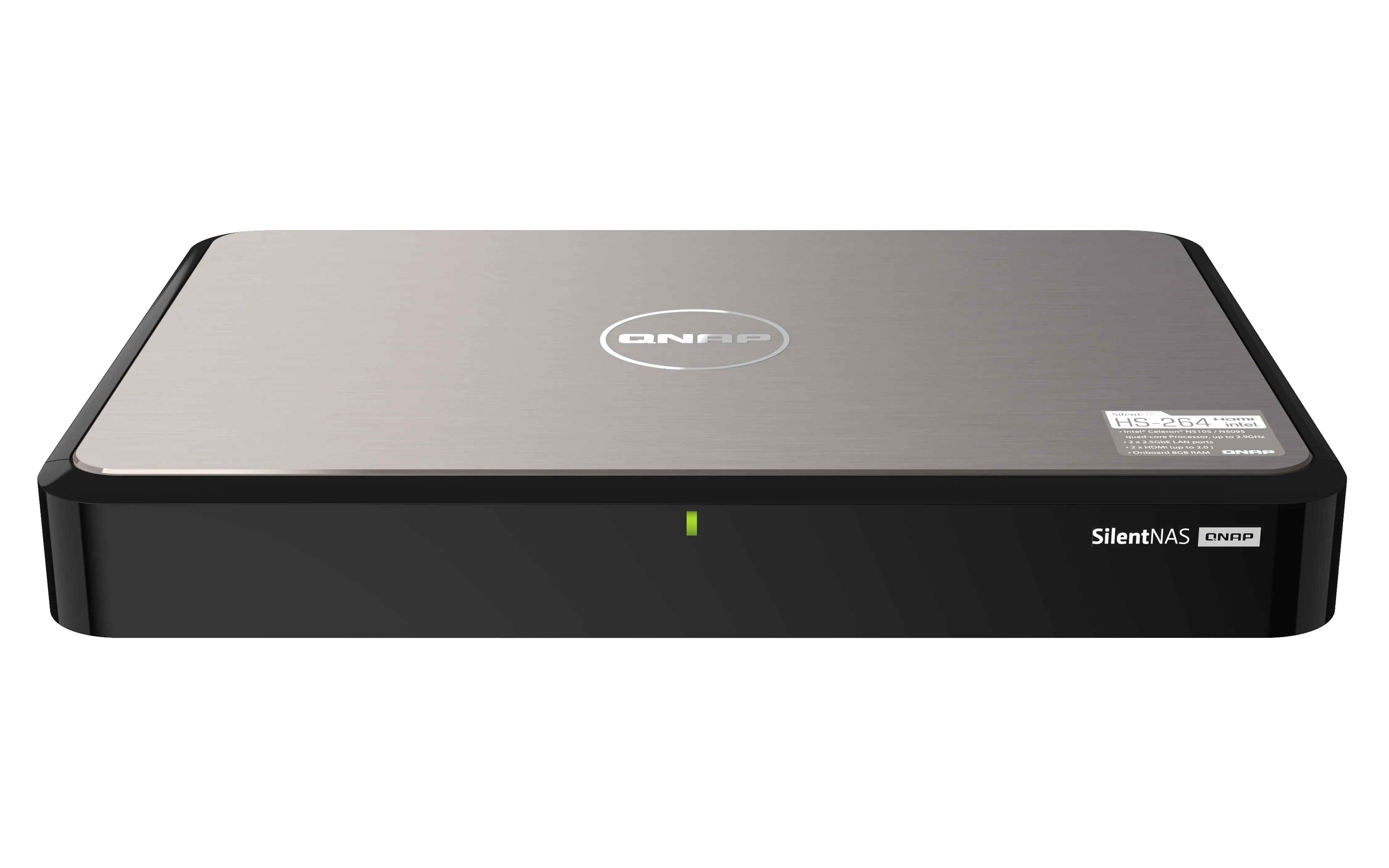 Qnap Hs-264 - Nas Server - 2 Bays - Sata 6Gb/S - Raid Raid 0, 1, 10, 5, 50, 6, 60 - Ram 8 Gb - Gigabit Ethernet / 2.5 Gi