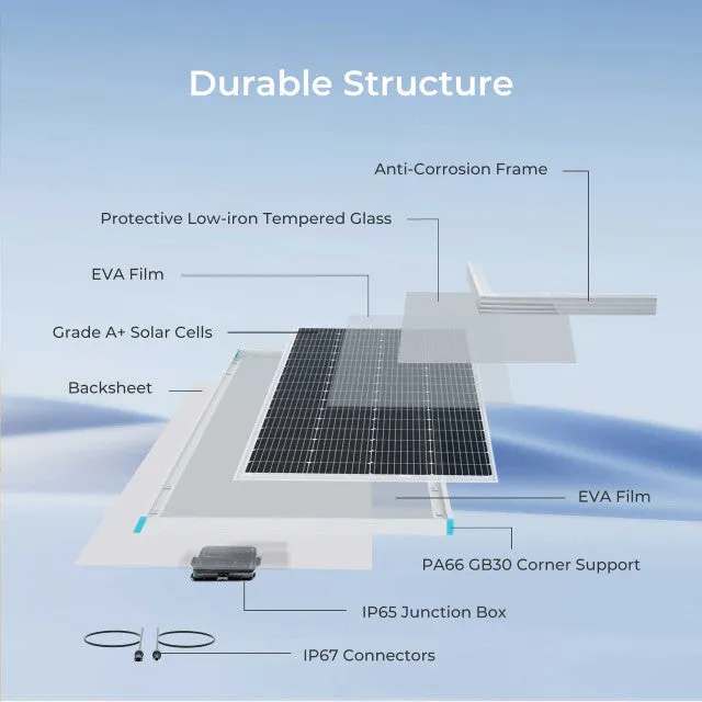 Renogy 200W Rigid solar panel(2 pcs)