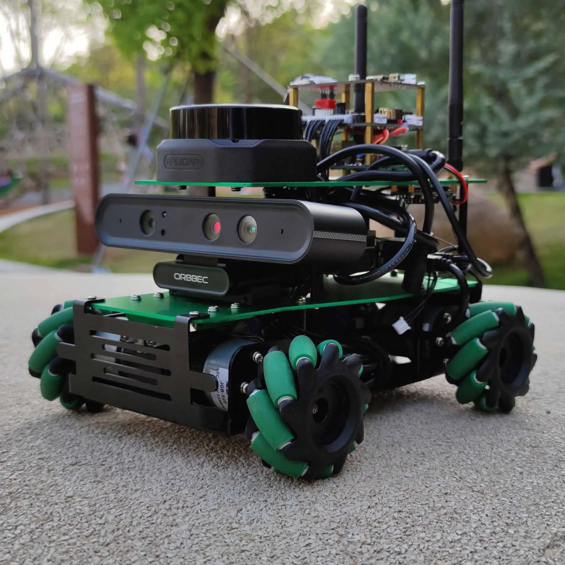 ROSMASTER X3 ROS2 Robot with Mecanum Wheel for Jetson NANO 4GB/Orin NANO/Orin NX/RaspberryPi 5