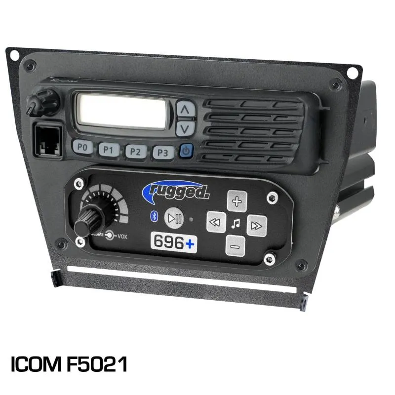 Rugged Radios Polaris RZR PRO XP, RZR Turbo R, and RZR PRO R Dash Mount Radio and Intercom - Icom F5021