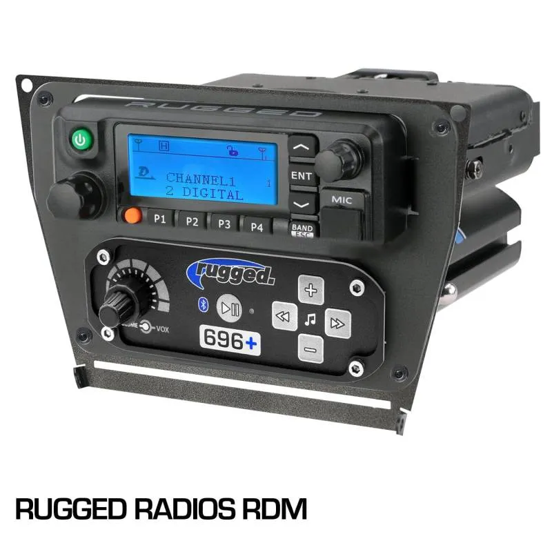 Rugged Radios Polaris RZR PRO XP, RZR Turbo R, and RZR PRO R Dash Mount Radio and Intercom - Icom F5021