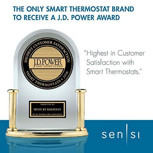 Sensi Smart Thermostat, Wi-Fi, UP500W, Works with Amazon Alexa