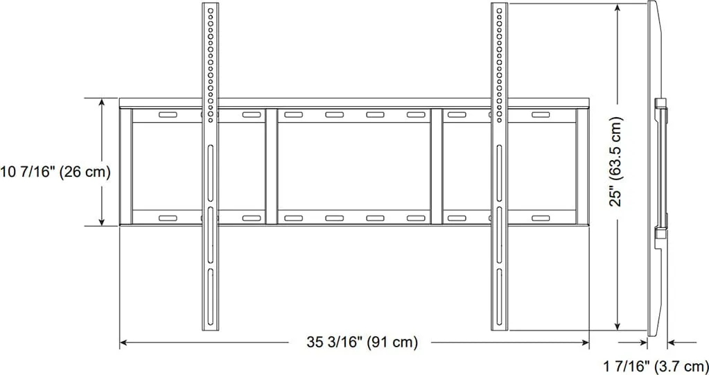 SMART Tech Wall Mount for MX, 7000, 6000 and GX series