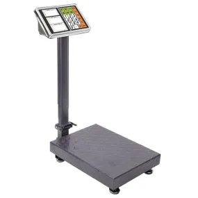 SOGA 150kg Electronic Digital Platform Scale Computing Shop Postal Scale Black