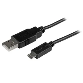 Startech.Com 15Cm 6In Mobile Charge Sync Usb To Slim Micro Usb Cable For Phones & Tablets A To Micro B - M/M - Thin Micr