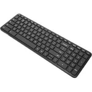 Targus Works With Chromebook Midsize Bluetooth Antimicrobial Keyboard - Wireless Connectivity - Bluetooth - ChromeOS - Chromebook - Black