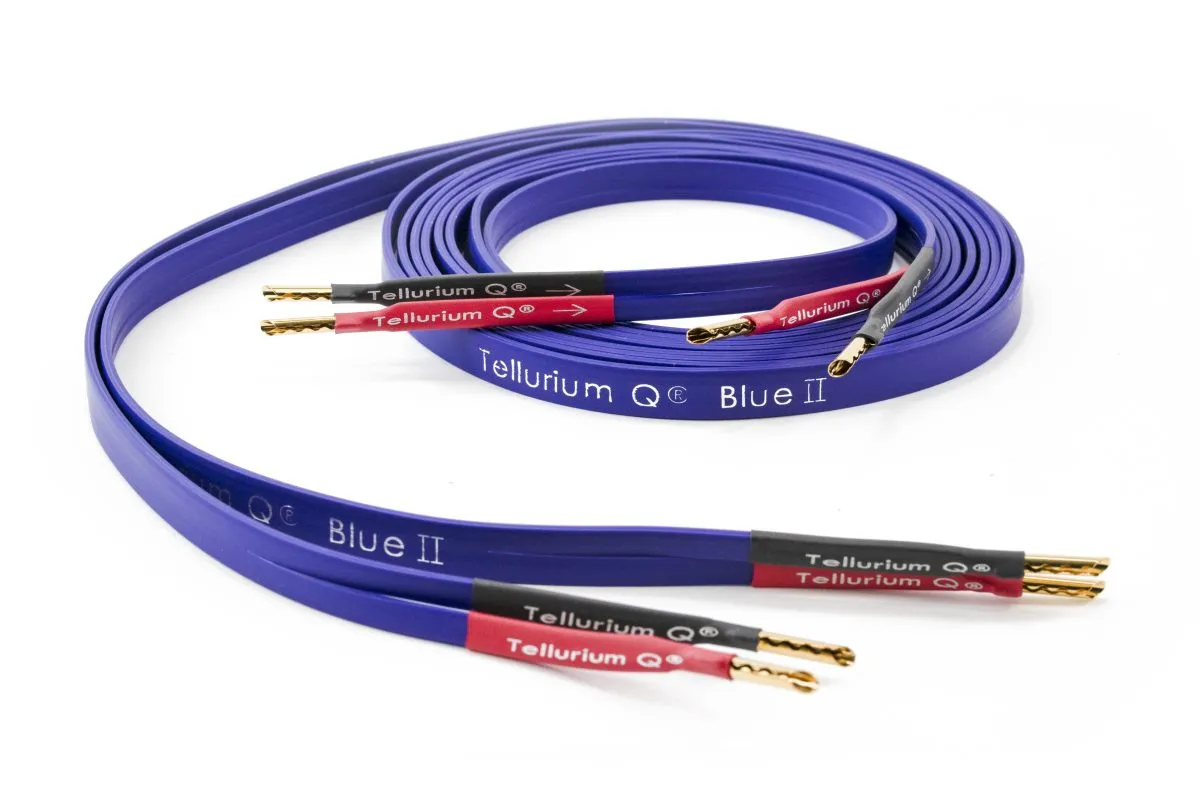 Tellurium Q Blue II Speaker Cable Terminated