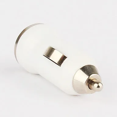 Tiny Car Charger with 100cm Apple 8 Pin Cable for iPhone 6 iPhone 6 Plus iPhone 5,iPod (DC12-24V,1A)