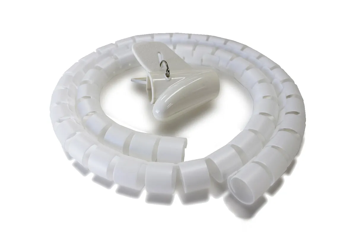 Uplifting Zip-Up Spiral Cable Tidy