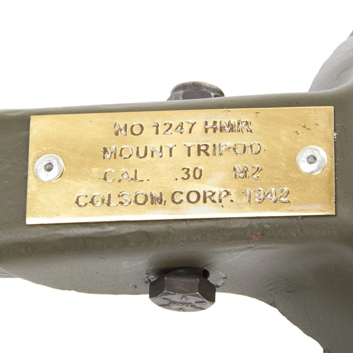 U.S. Browning M1919A4 .30 cal M2 Tripod with Pintle