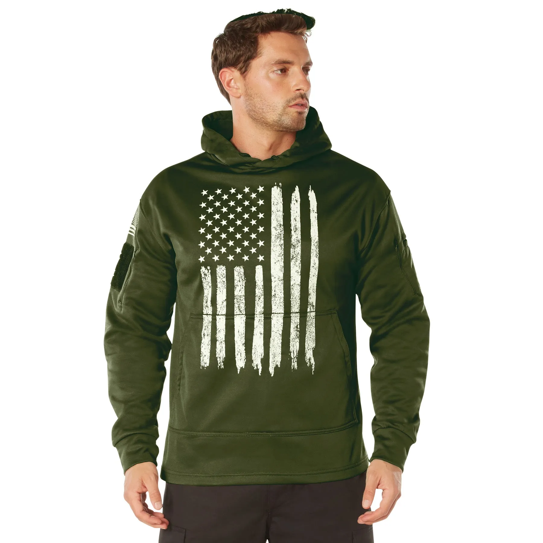 US Flag Concealed Carry Hooded Sweatshirts