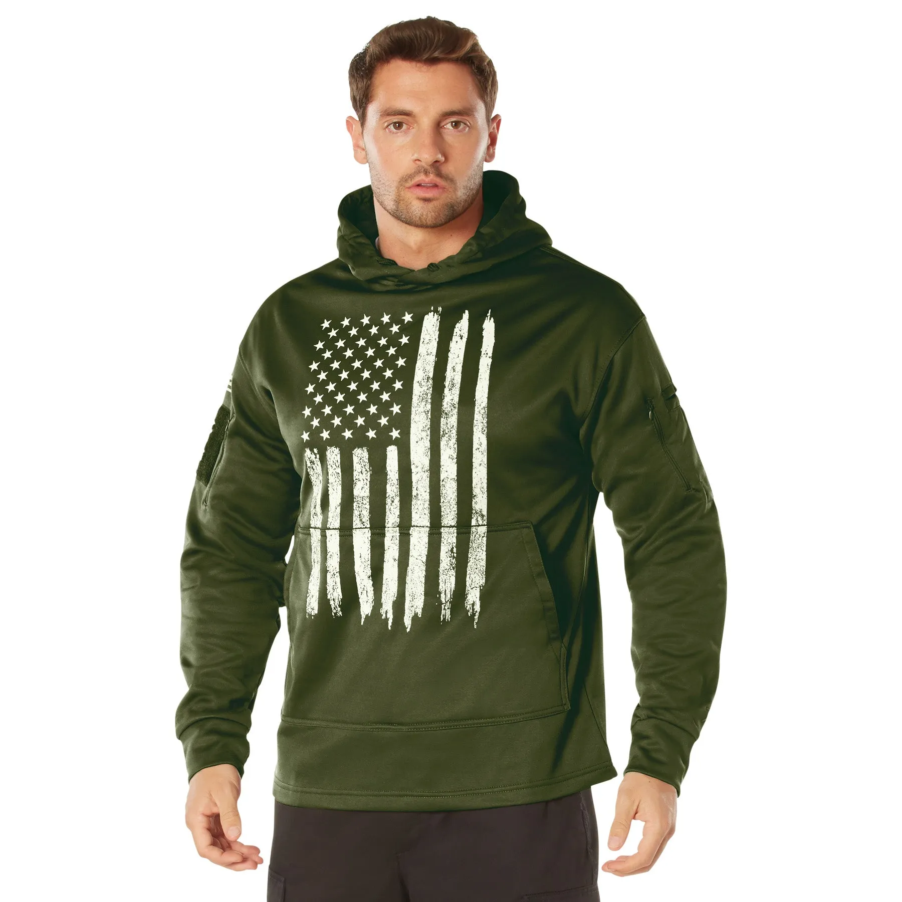 US Flag Concealed Carry Hooded Sweatshirts