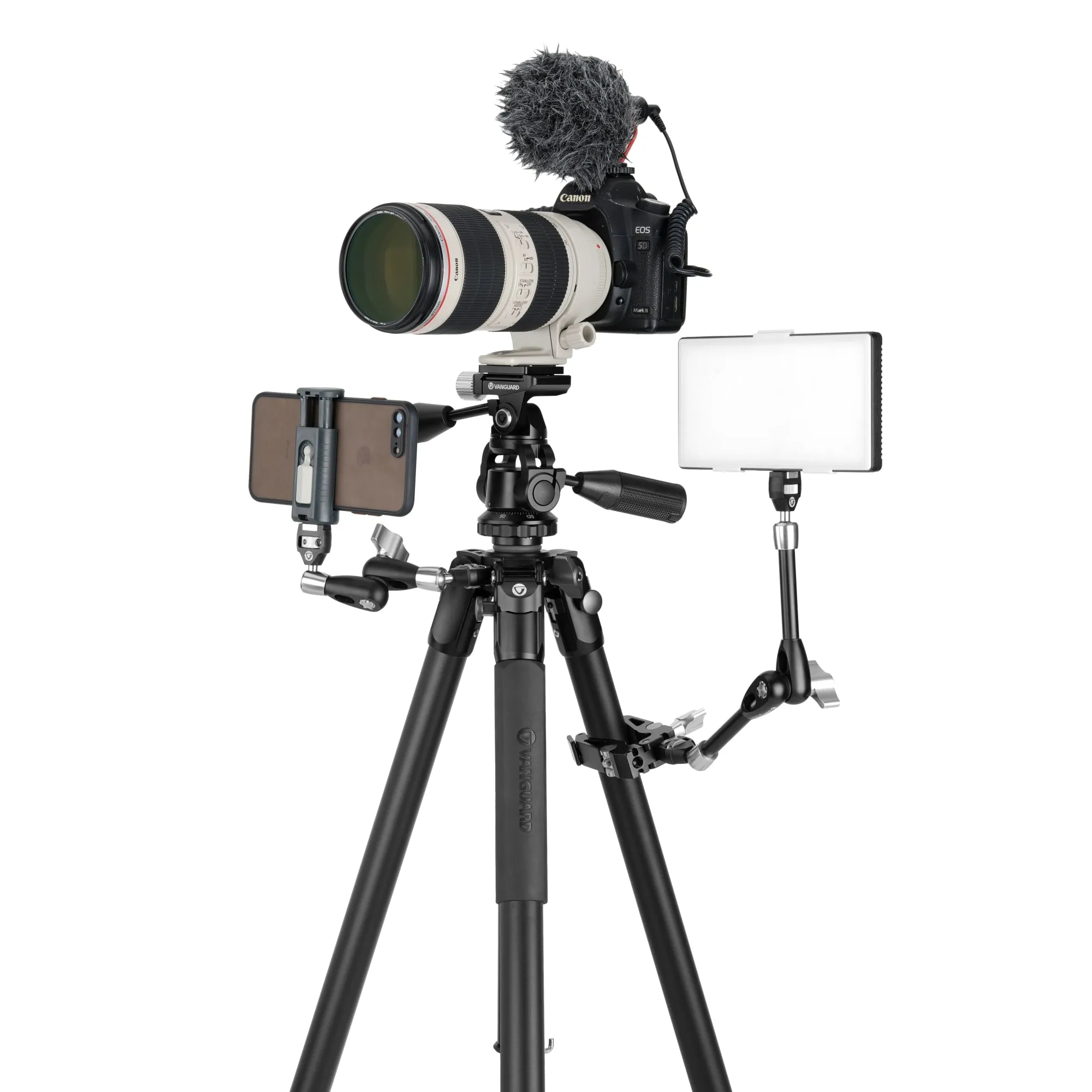 VEO 3 303APS Traditional Aluminium Tripod with 3-way pan head - 10kg capacity