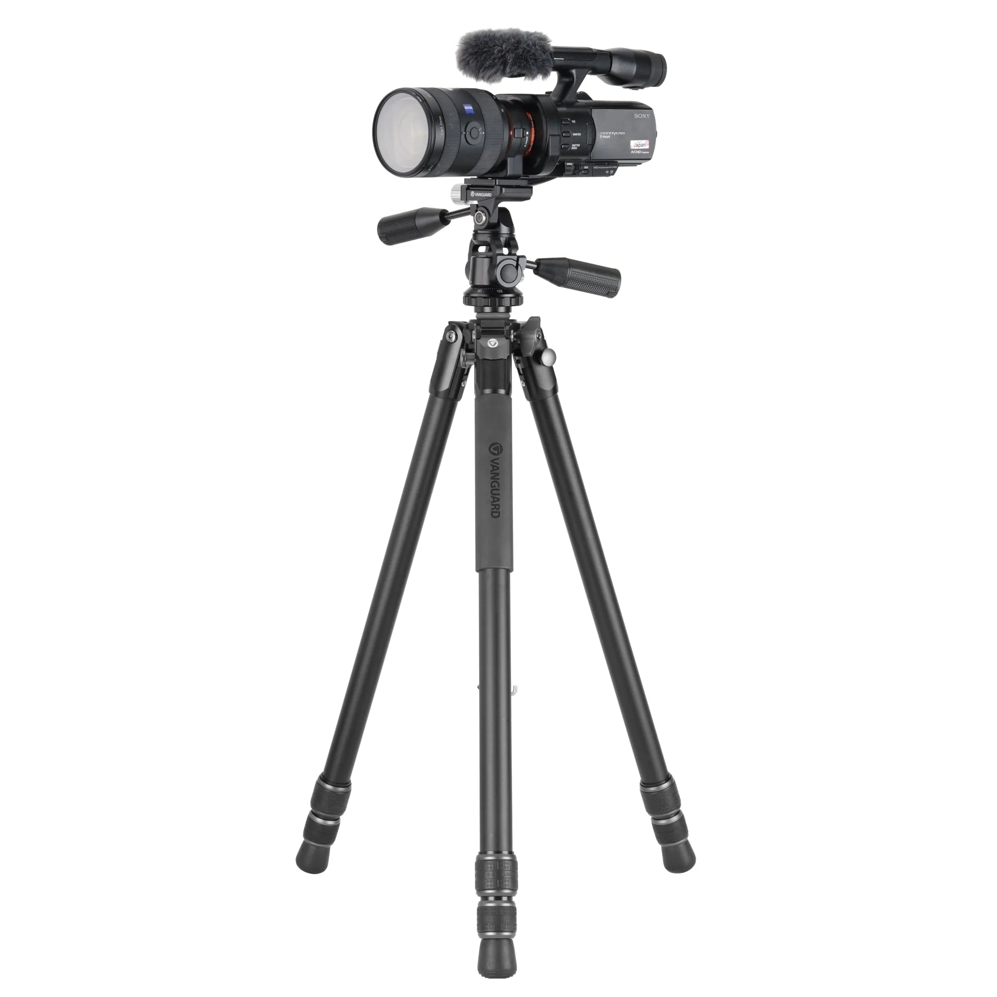 VEO 3 303APS Traditional Aluminium Tripod with 3-way pan head - 10kg capacity