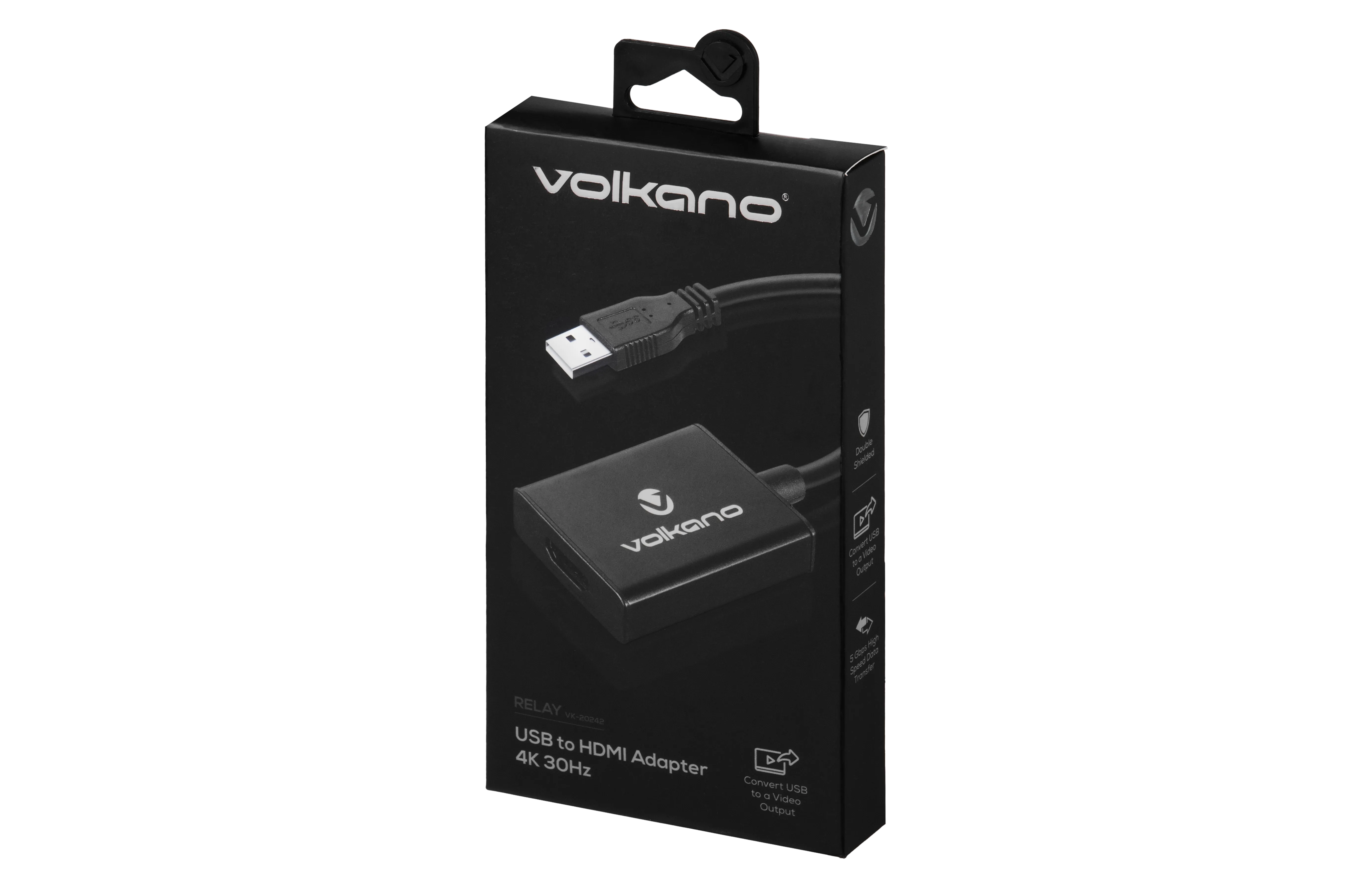 Volkano Relay Series USB to HDMI Adapter 4K 30Hz