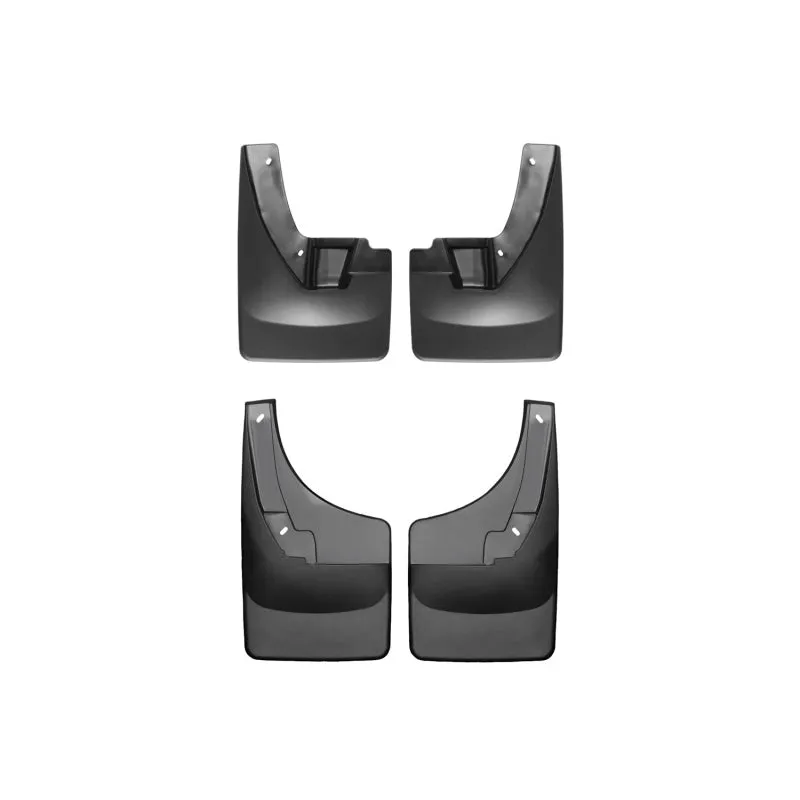 WeatherTech MudFlaps - Front/Rear - Black - Ram Fullsize Truck 2009-17