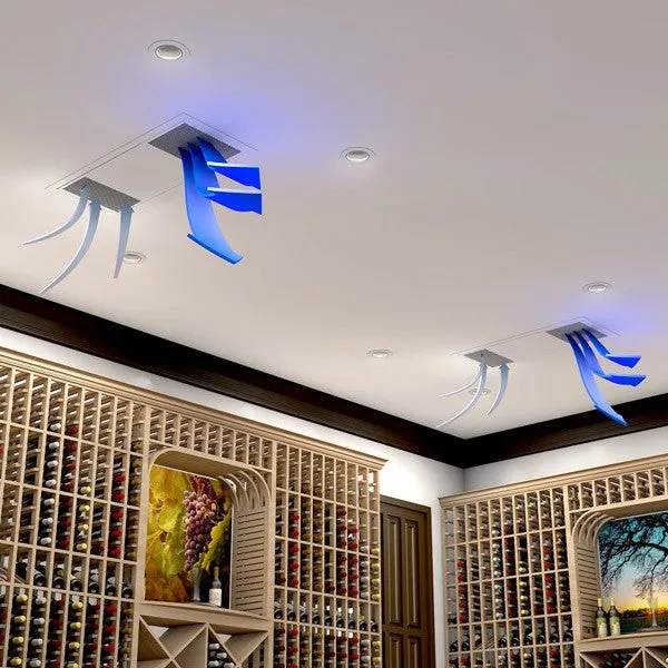 WhisperKOOL Ceiling Mount Twin Split Wine Cellar Cooling System