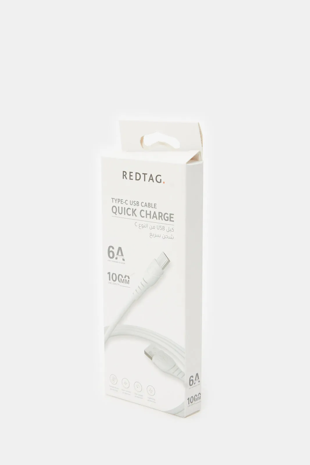 White Type-C Quick Charge Data Cable