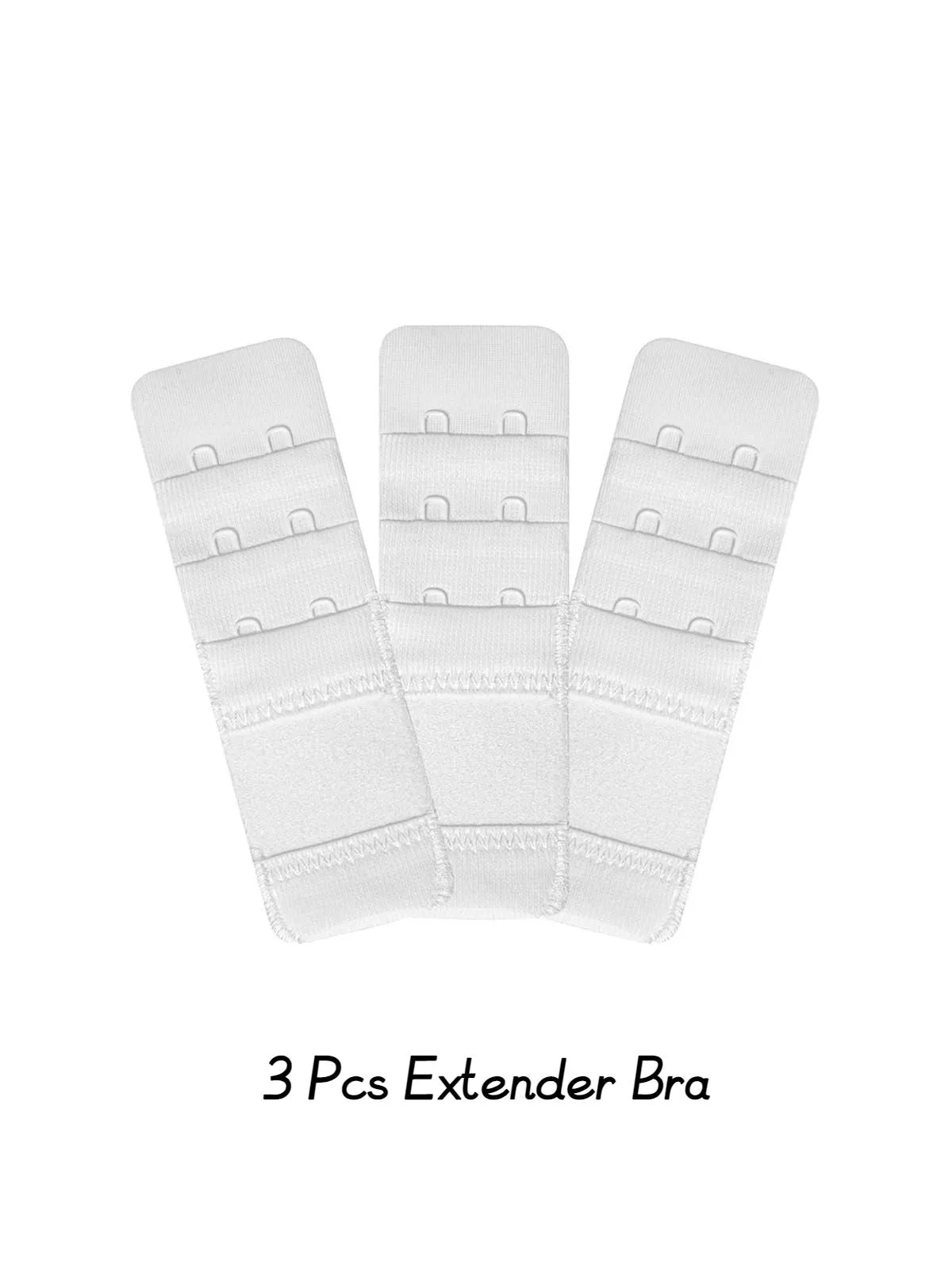 Women's Bra Extender Bra 3 Pcs Pack Black/White