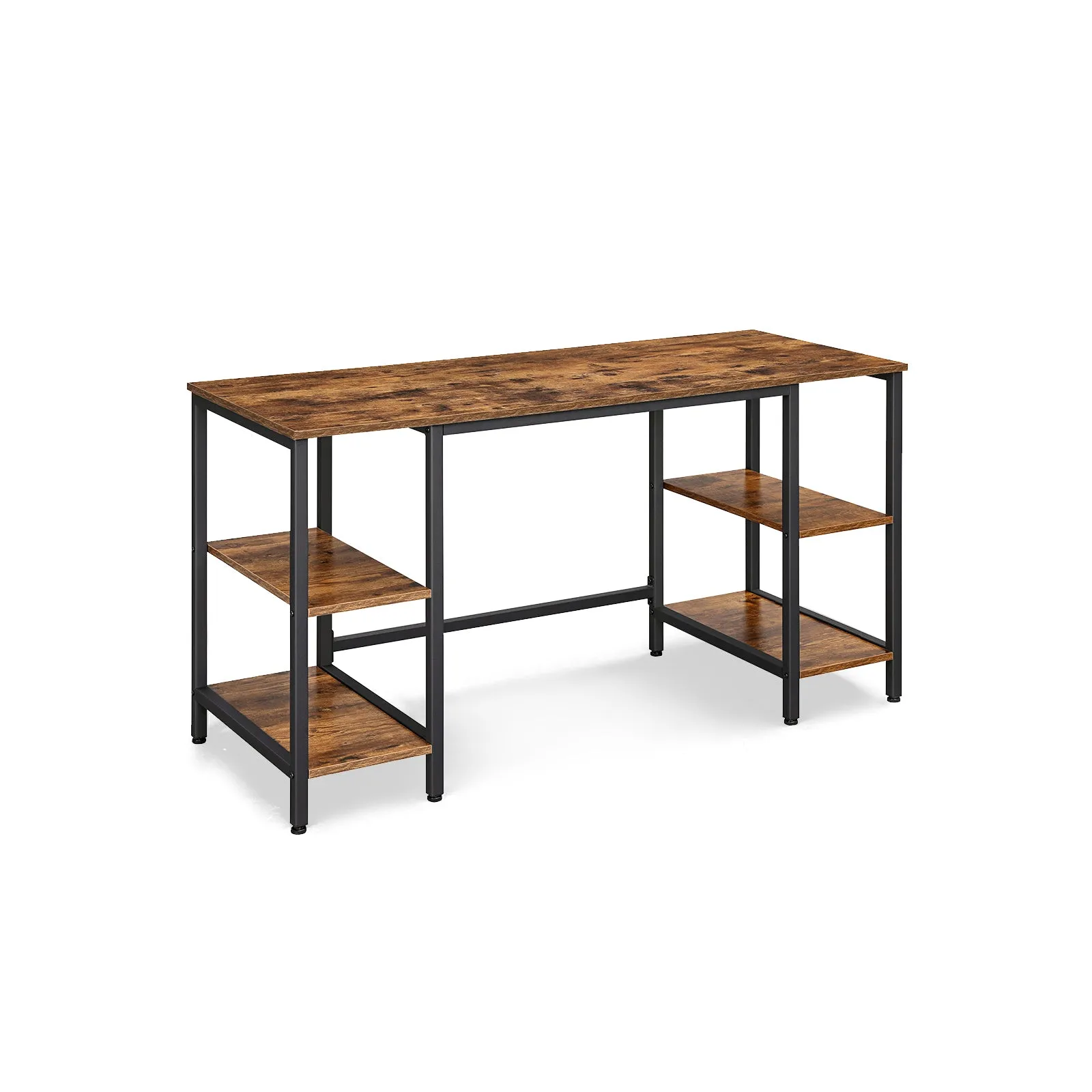 Writing Desk with 4 Shelves