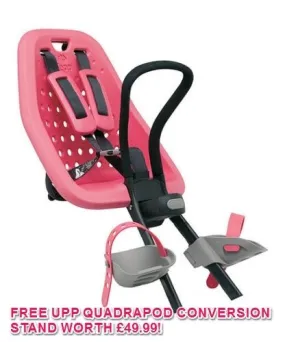 YEPP MINI PINK FRONT MOUNT BIKE CHILD SEAT FOR AHEAD STEM CYCLES 45% OFF   STAND