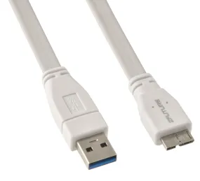 ZFUTURE USB 3.0 Sync and Charge - Flat Wire Cable, For all Samsung devices compatible with USB 3.0